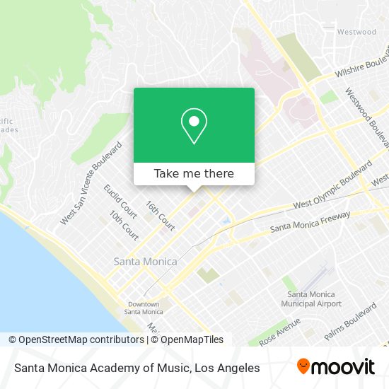 Santa Monica Academy of Music map