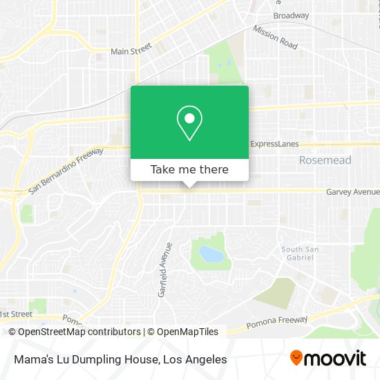 Mama's Lu Dumpling House map