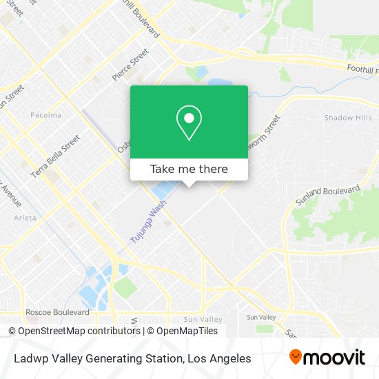 Ladwp Valley Generating Station map