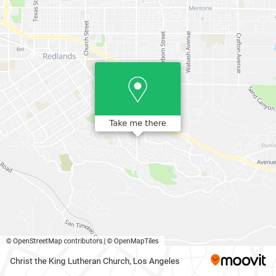 Christ the King Lutheran Church map