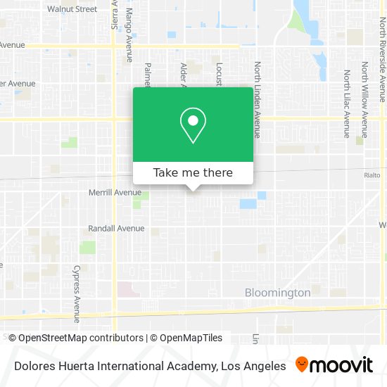 Mapa de Dolores Huerta International Academy