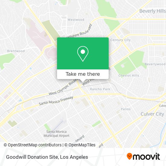Goodwill Donation Site map