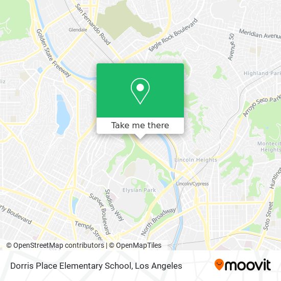 Mapa de Dorris Place Elementary School