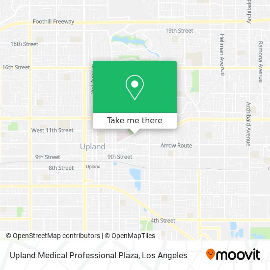 Upland Medical Professional Plaza map