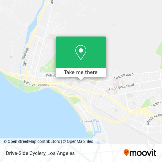 Mapa de Drive-Side Cyclery