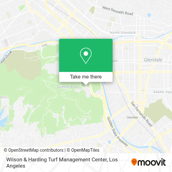 Wilson & Harding Turf Management Center map