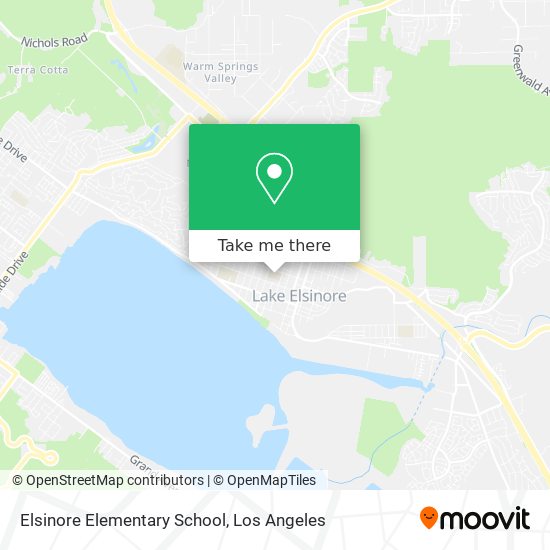 Elsinore Elementary School map