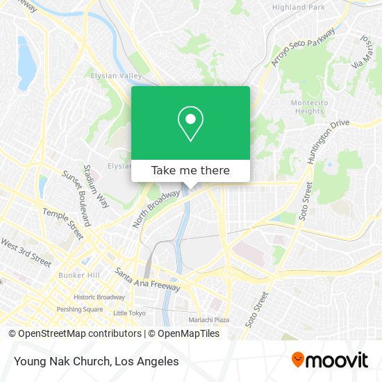 Mapa de Young Nak Church