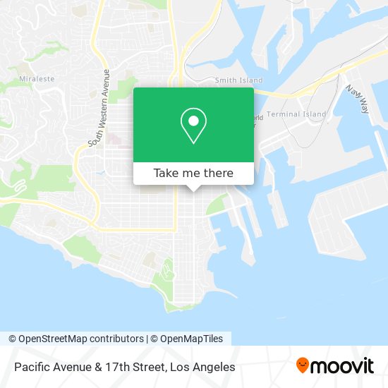 Mapa de Pacific Avenue & 17th Street