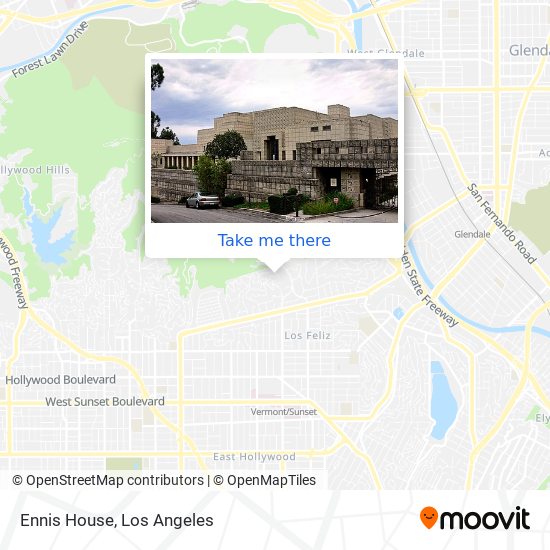 Mapa de Ennis House