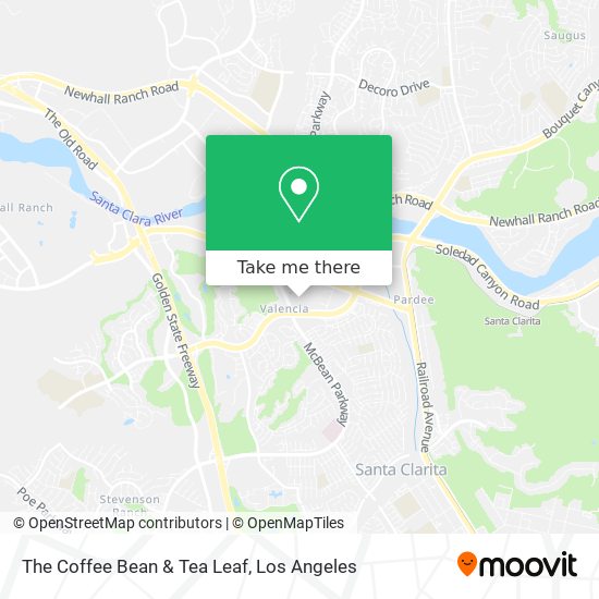 Mapa de The Coffee Bean & Tea Leaf