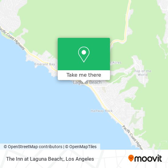 Mapa de The Inn at Laguna Beach;