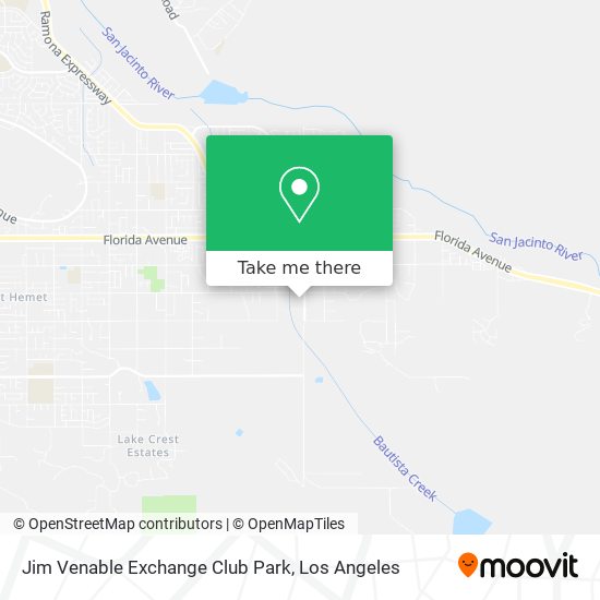 Mapa de Jim Venable Exchange Club Park