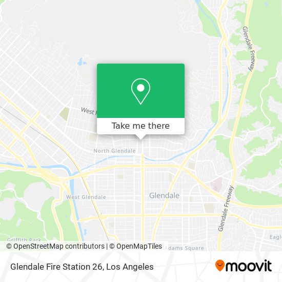 Glendale Fire Station 26 map