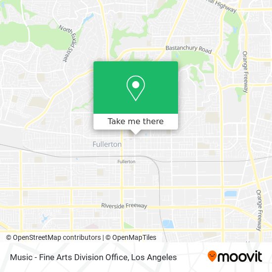 Mapa de Music - Fine Arts Division Office