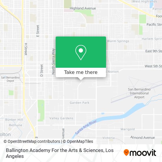 Ballington Academy For the Arts & Sciences map