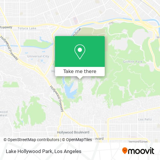Lake Hollywood Park map