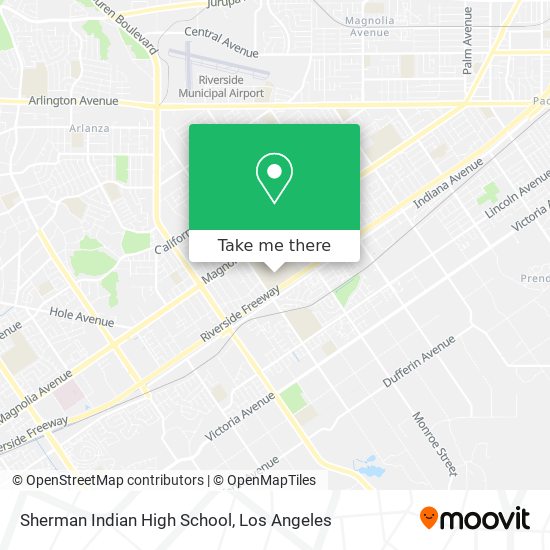 Mapa de Sherman Indian High School