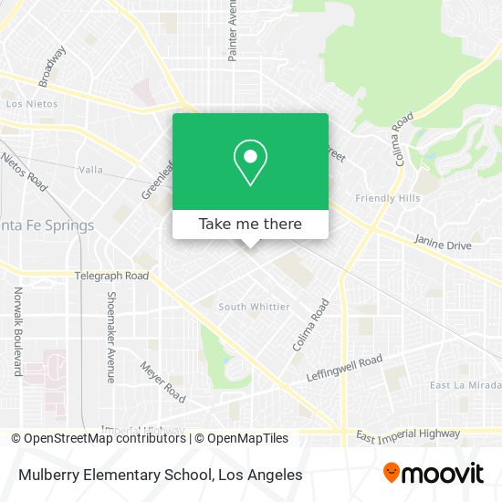 Mulberry Elementary School map