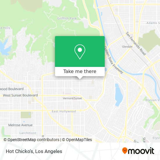 Mapa de Hot Chicko's