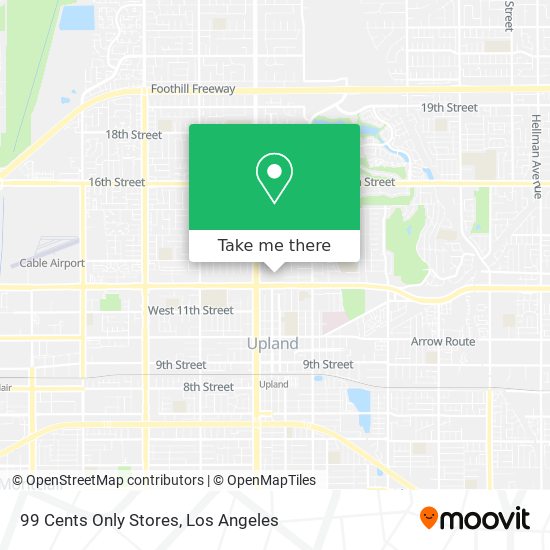 99 Cents Only Stores map