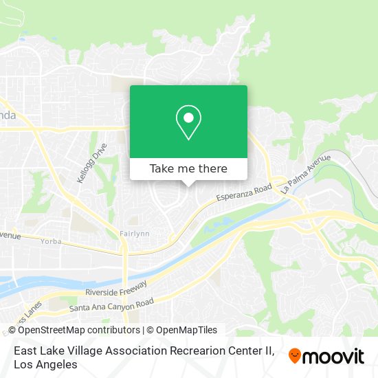 East Lake Village Association Recrearion Center II map