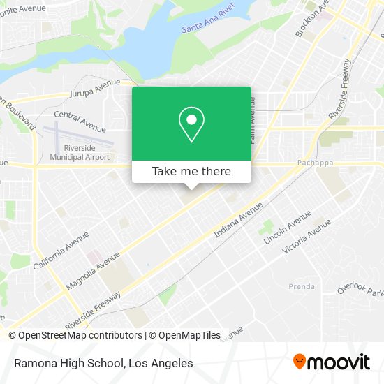 Mapa de Ramona High School