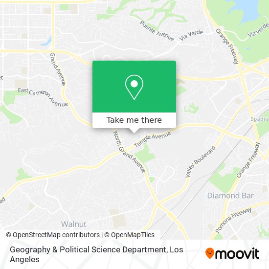 Geography & Political Science Department map