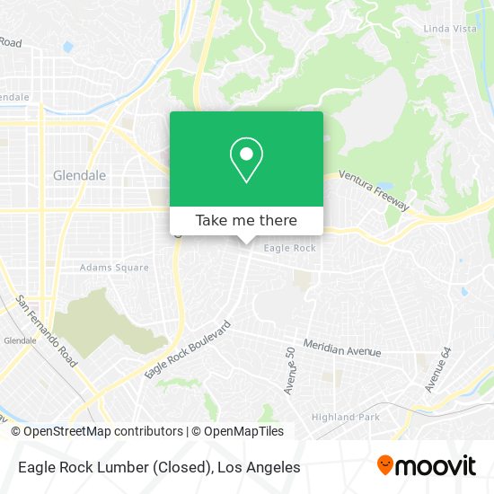 Mapa de Eagle Rock Lumber (Closed)