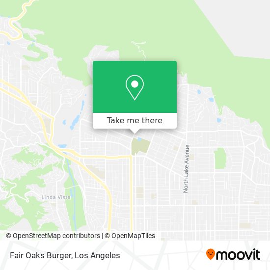 Fair Oaks Burger map