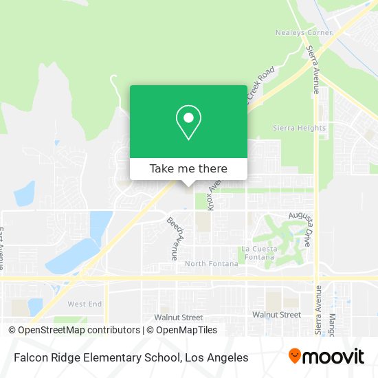 Mapa de Falcon Ridge Elementary School
