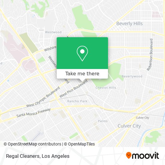 Regal Cleaners map