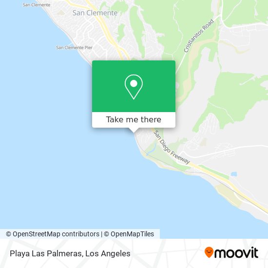 Playa Las Palmeras map