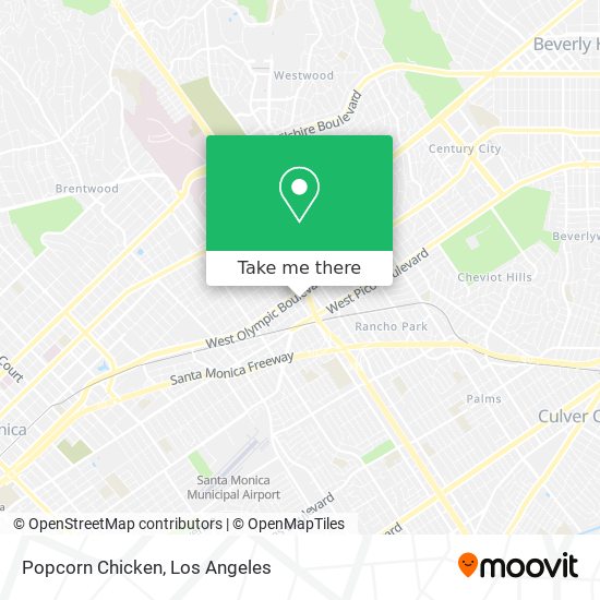 Mapa de Popcorn Chicken