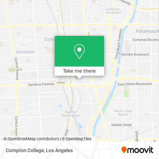 Mapa de Compton College