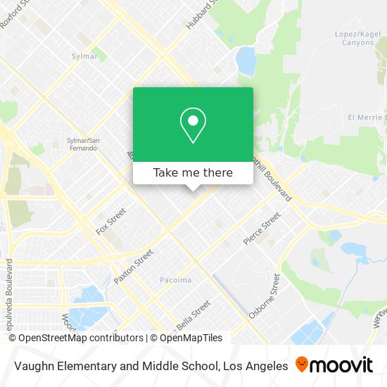 Mapa de Vaughn Elementary and Middle School