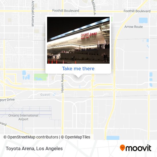Toyota Arena map
