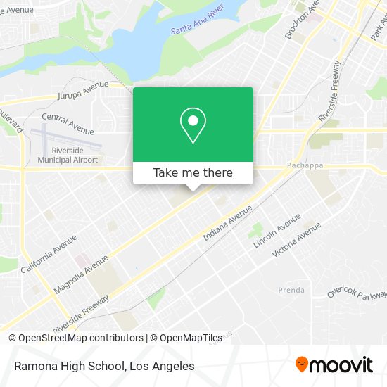 Ramona High School map