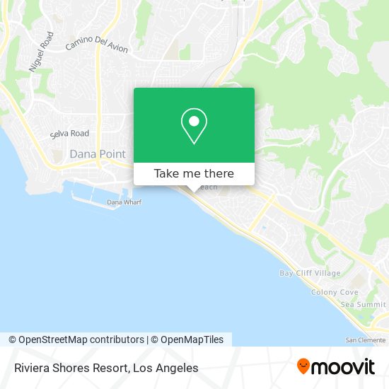 Riviera Shores Resort map