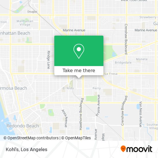 Kohl's map