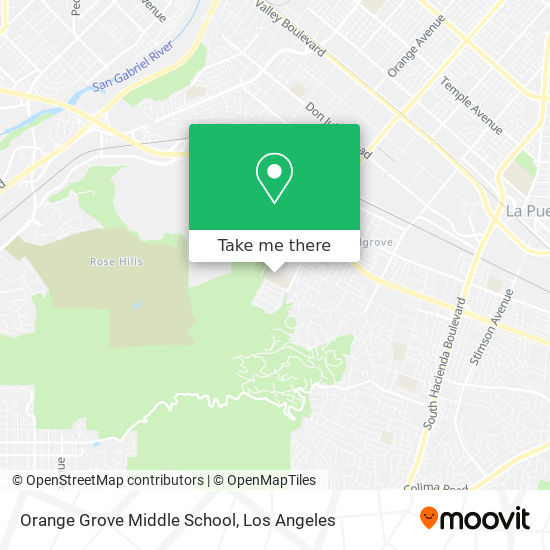 Orange Grove Middle School map