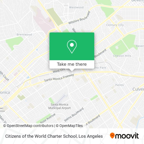 Citizens of the World Charter School map