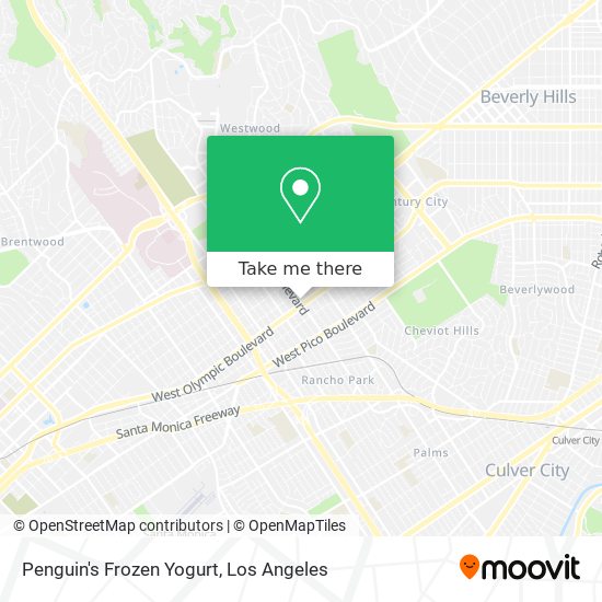 Penguin's Frozen Yogurt map