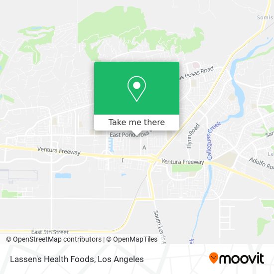 Lassen's Health Foods map