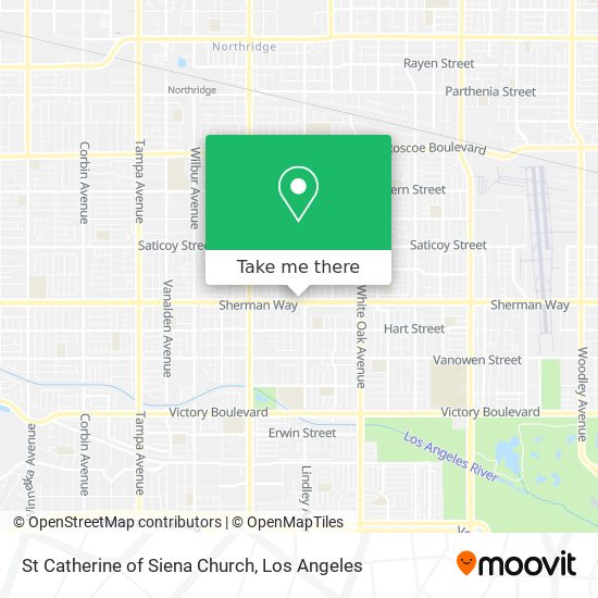 St Catherine of Siena Church map