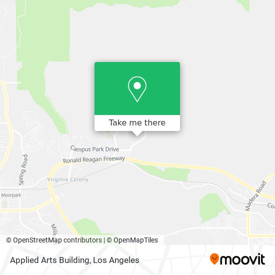 Mapa de Applied Arts Building