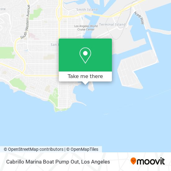 Mapa de Cabrillo Marina Boat Pump Out