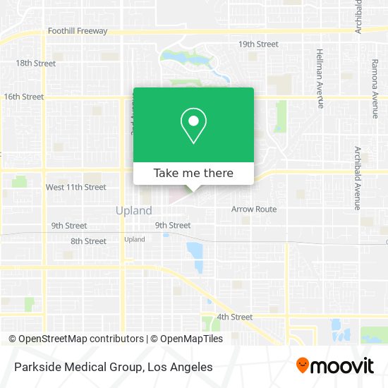 Parkside Medical Group map