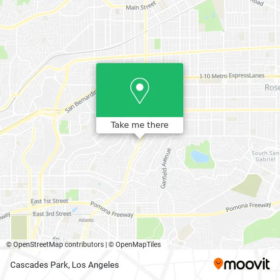 Cascades Park map