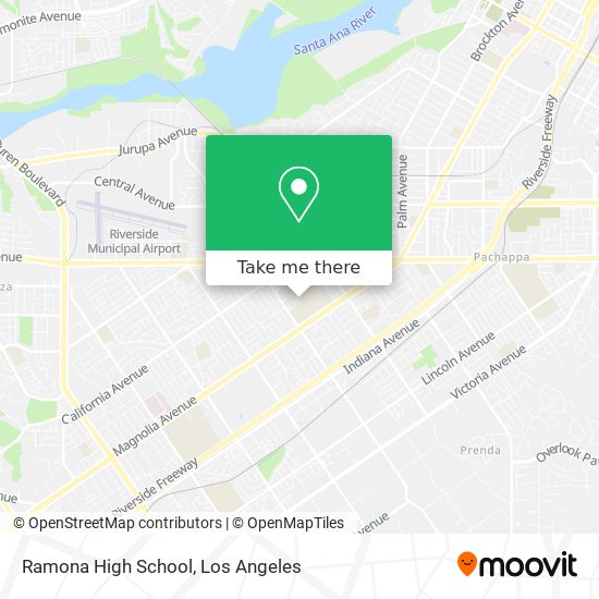 Ramona High School map